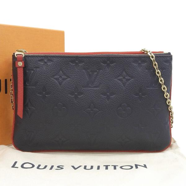 ポシェット・ドゥーブルジップ ルイヴィトン LOUIS VUITTON モノグラム