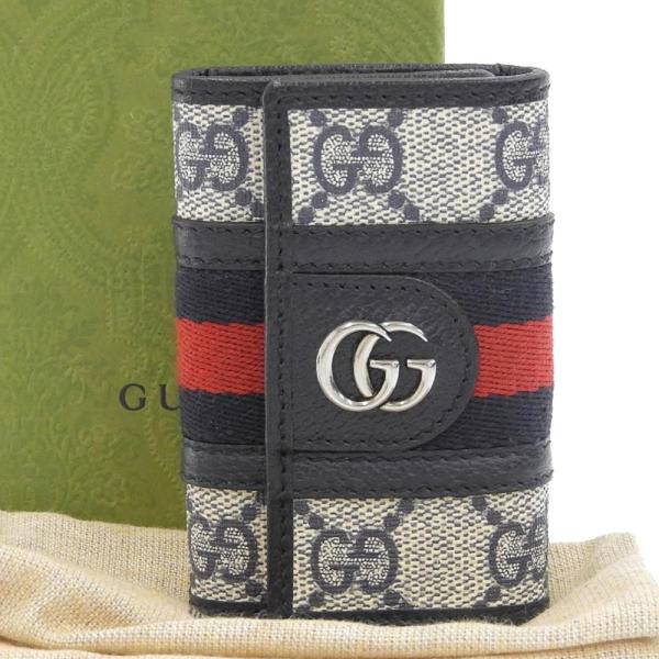 GUCCI グッチ オフィディア GGマーモント ロゴ キーケース6本用