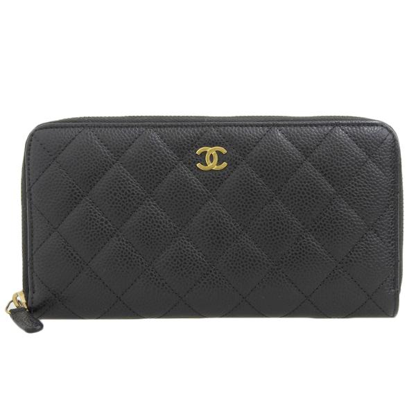 【本物保証】 箱・布袋・保付 超美品 シャネル CHANEL マトラッセ ロングフラップウォレット A80758 シール付(26番台) 長財布 ゴールド金具 CHANEL - 【本物保証】 箱・布袋・保付 超美品 シャネル CHANEL
