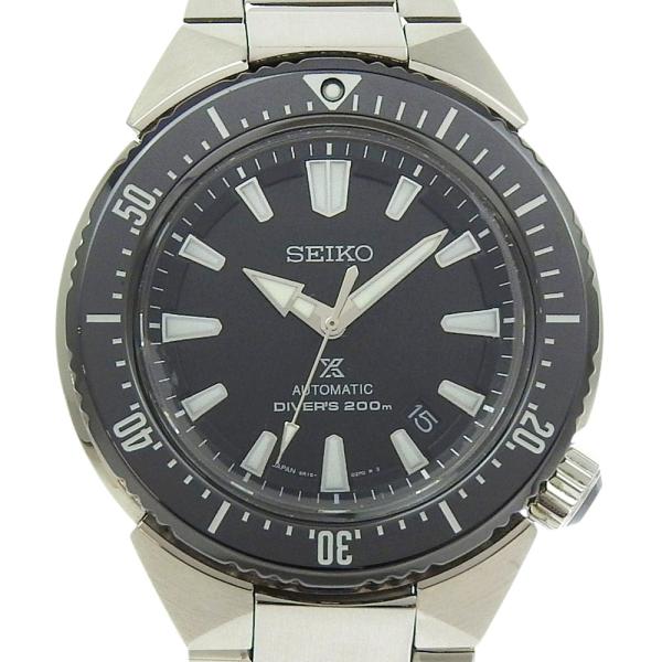 【本物保証】 超美品 セイコー SEIKO プロスペックス ダイバーウォッチ 200m デイト 6R15 03G0 SBDC039 黒文字盤 SS 自動巻 45ミリ メンズ PROSPEX セイコー SEIKO プロスペックス ダイバーウォッチ 200m デイト