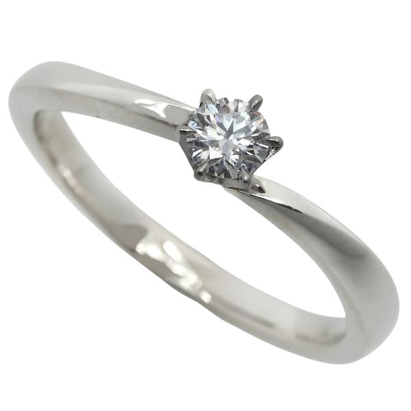 4℃（ヨンドシー） 3.3g 結婚指輪 Pt950 ダイヤ 0.159ct(E-VS1-VG) 10号