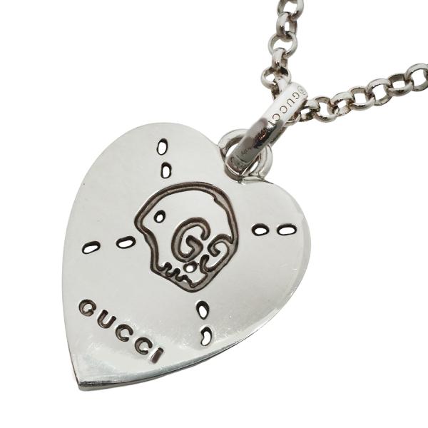 GUCCI（グッチ） GUCCI 9.6g ゴーストハートネックレス スカル