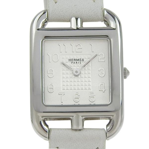 新品同様 エルメス HERMES ケープコッド トノー CT1 210 レディース 腕時計 ホワイト 文字盤 クォーツ ウォッチ Cape Cod VLP 90201311 HERMES】エルメス『ケープコッド トノー』CT1.210 レディース クォーツ