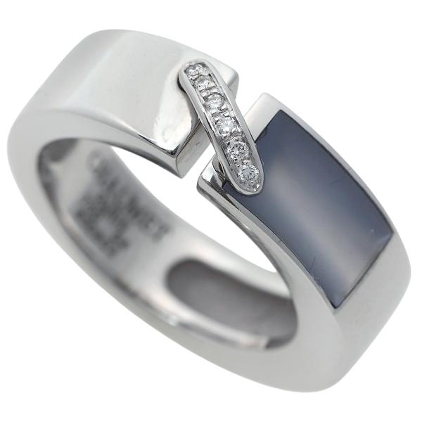 正規品♡CHAUMET リアン ダイヤモンド付 リング K18WG リアン（CHAUMET） ショーメ CHAUMET 約11.2g リアン リング 指輪