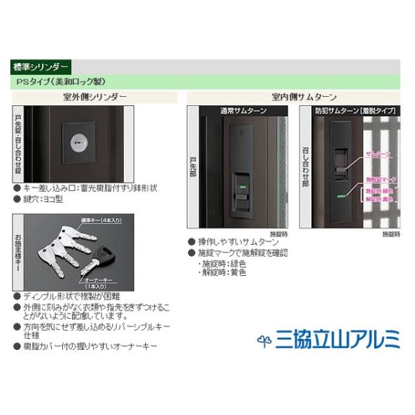 美和ロック　三協立山アルミ玄関ドアリモコンキー 三協アルミ 玄関ドア リモコンキー 純正 リモコン錠 パッシブ