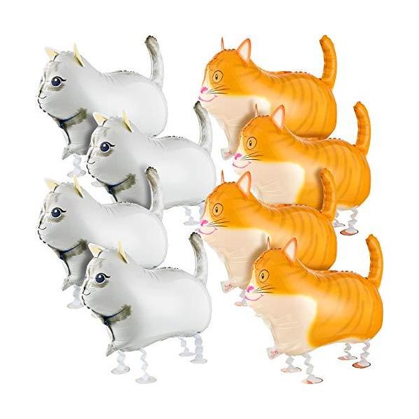 8個 ウォーキングアニマル キャットバルーン アルミホイル アニマル エアウォーカー パーティーデコレーション 猫テーマパーティー用品 ベビーシャワー Ys 輸入雑貨店 チェッカードフラッグ 通販 Yahoo ショッピング