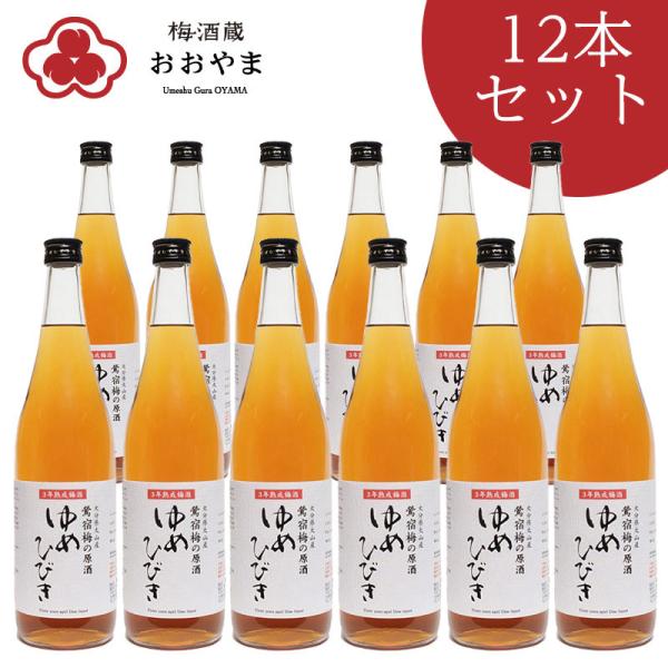熟成梅酒 ゆめひびき 720ml 1ケース 12本入 梅酒 鶯宿梅 お得なケース