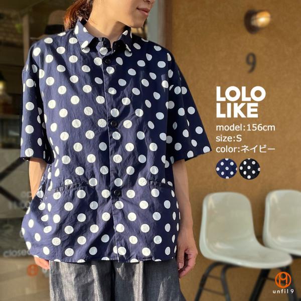 格安90s ドット柄シャツ ラロッカ shop-unfil9_2ls-90
