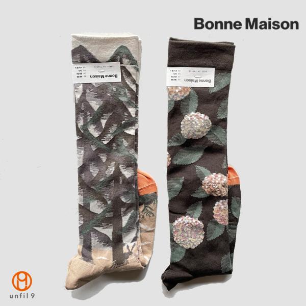 BONNE MAISON ボンメゾン Neige ハイソックス 靴下 レディース