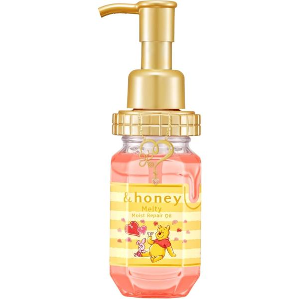 【限定デザイン プーさん  Limited】 &amp;honey (アンドハニー) メルティ モイストリペア ヘアオイル 100ml | ヘアオイル 2023