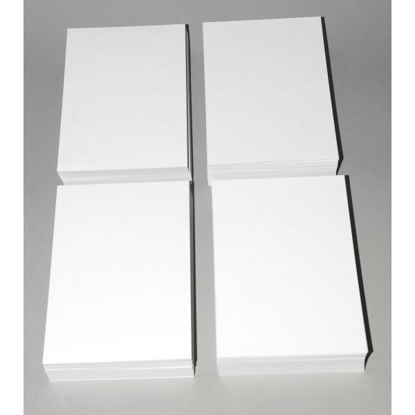両面無地　ハガキサイズ用紙　148×100mm　上質紙&lt;135kg&gt;レターパックでお届けするのに最適な枚数600枚パックになりますHAMLOGなどで全て印刷される方には最適なカードです。JARLビューロの取扱カードの規格は重量2...