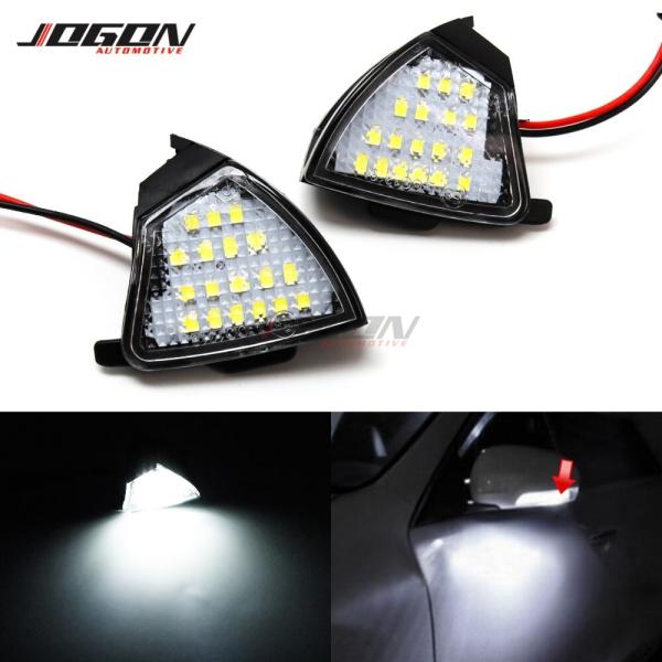 VWゴルフ5 GTI V MK5ジェッタパサートB5.5 B6シャラン EOS LED サイドバックミラー フロアアースランプ ウェルカムライト