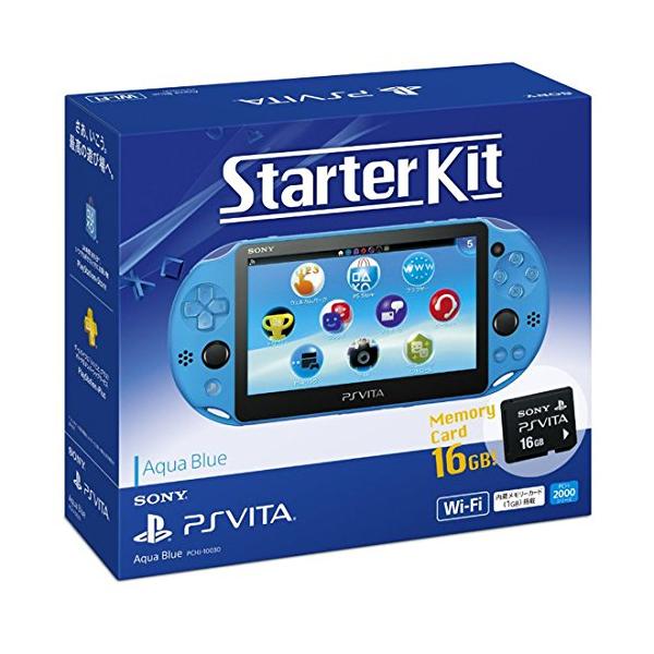 PlayStation Vita Starter Kit アクア・ブルー : リモコン専門 PlayStation Vita Starter Kit アクア・ブルー : リモコン専門