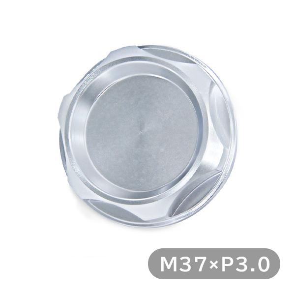 ю 【車種専用設計】 レクサス HS ANF10 [ M37×P3.0 ] オイルフィラー キャップ 蓋 アルミ製 エンジン周り シルバー 銀 1個 ドレスアッ
