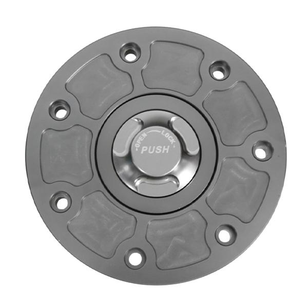 ю 【メール便】 カワサキ ZRX1200 CNC アルミ タンク キャップ