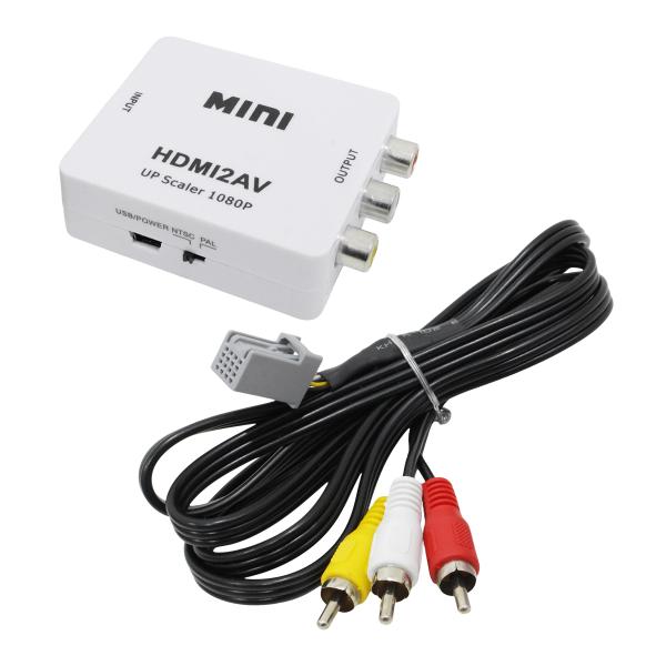 ю ミラーリング キット HDMI ⇒ RCA 変換 アダプタ ケーブル スマホ画面をカーナビ表示 ホンダ ディーラーオプションナビ VXM-135VFN i