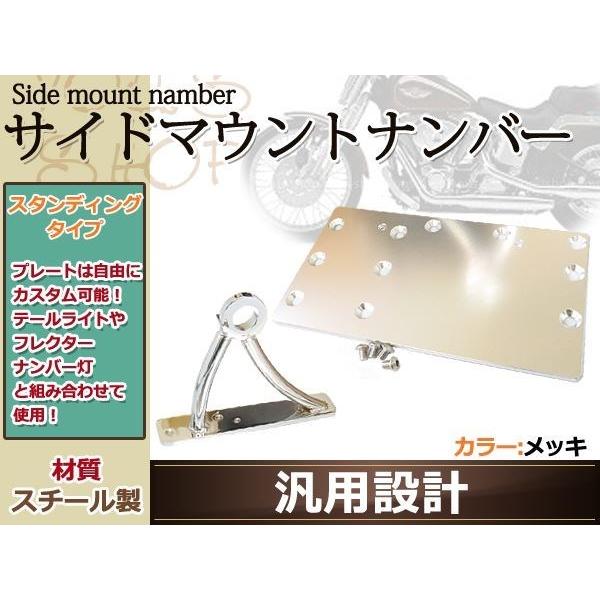 サイドマウント ナンバーステー キット マグナ250 VツインFTR223 