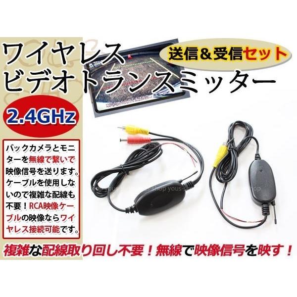2.4GHz 無線ワイヤレストランスミッター バックカメラ 簡単配線