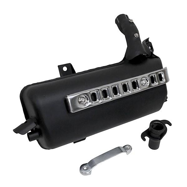 ホンダ フュージョン FUSION ヘリックス HERIX CN250 MF02 全年式 マフラー 純正タイプ 湯たんぽ型 初期型 ブラック 黒