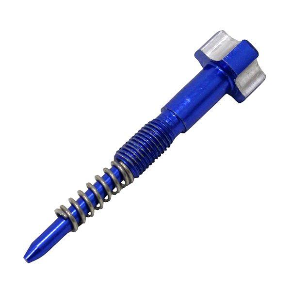 ケイヒン キャブレター PWK21 PWK24 PWK26 PWK28 PWK30 PWK32 PWK34 エアスクリュー ブルー 青 セロー225 モンキー NSR50 KDX125 KLX125