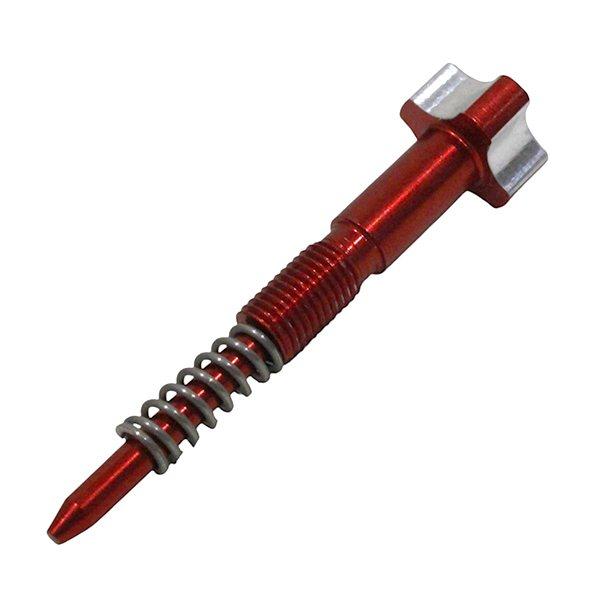ケイヒン キャブレター PWK21 PWK24 PWK26 PWK28 PWK30 PWK32 PWK34 エアスクリュー レッド 赤 セロー225 モンキー NSR50 KDX125 KLX125