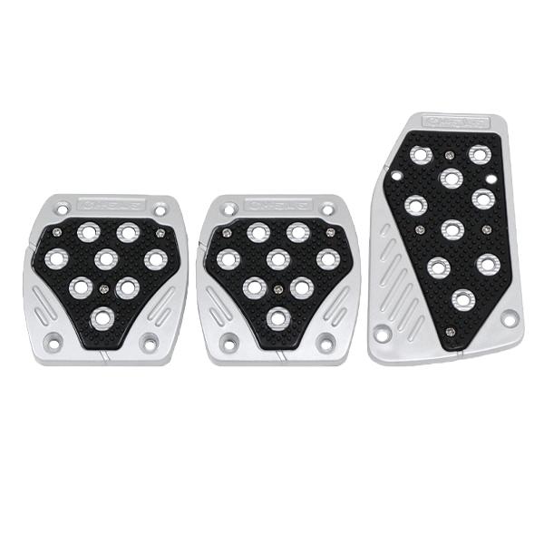Б 送料無料 汎用 スポーツペダル フットペダル ABS製/アルミ 3個セット
