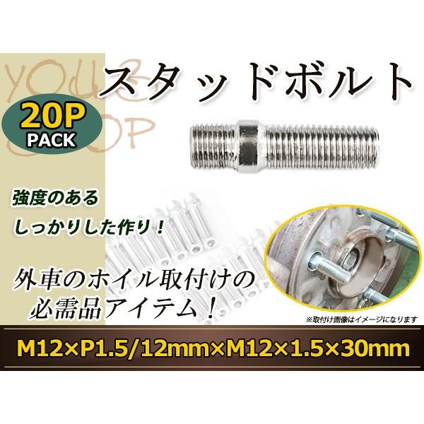 BMW M5 6シリーズ Z4 Z3 5シリーズ 7シリーズ MINI スタッドボルト M12 P1.5 12mm/M12 P1.5 30mm 国産 レーシング