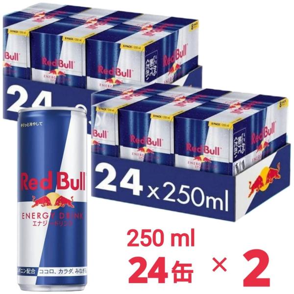 レッドブル エナジードリンク 250ml x24本 2個セット ※賞味期限2026年9
