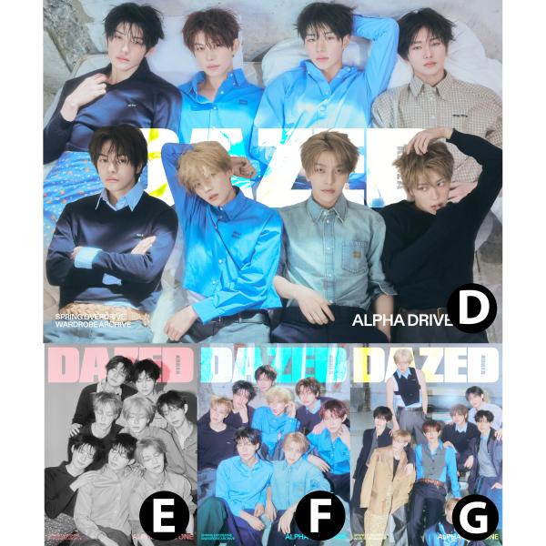 4種セット】【和訳付】2026年 2月号 DAZED KOREA ALPHA DRIVE ONE