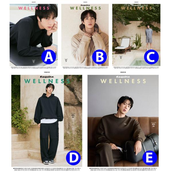 【レビューで当店限定特典5種付】【VER選択】【和訳付】2026年 10月号 ESQUIRE WELLNESS BTS JIN 防弾少年団 ジン 画報 インタビュー 韓国 雑誌 マガジン