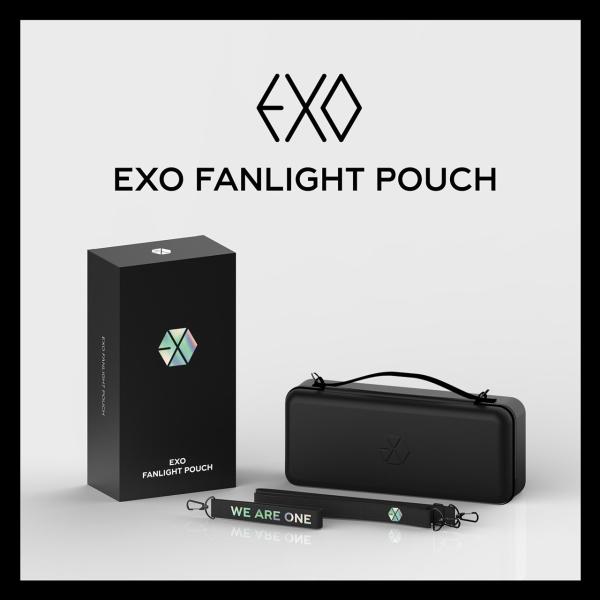 EXO 公式ペンライト ver3箱あり 付属品全てあり 公式応援グッズ】EXO ペンライト VER.3 パウチ LIGHT STICK POUCH