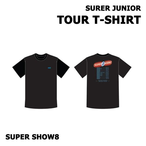 SUPER SHOW 8】【公式グッズ】SUPER JUNIOR TOUR T-SHIRT スーパー