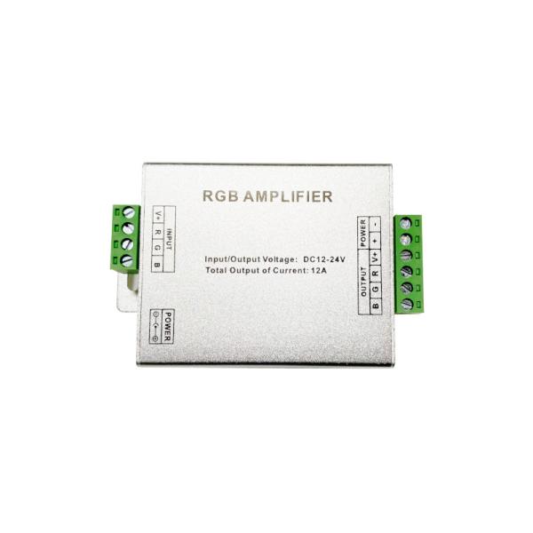 ■RGB LEDテープ用増幅器■DC12V、24V対応　最大216W　LEDを延長するの必要