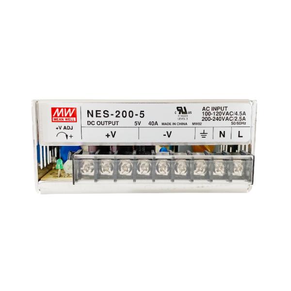 ■MEAN WELL(ミンウェル)■NES-200-5　電源■200W 5V 40A