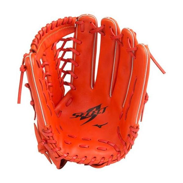 グローブ ミズノ 野球 1ajgr807 軟式 グラブ 野球 Select 外野手用 1ajgr807 52 スプレンディッドオレンジ 左投用あり 1ajgr 山都スポーツ 軟式 セレクトナイン 9 新品入荷