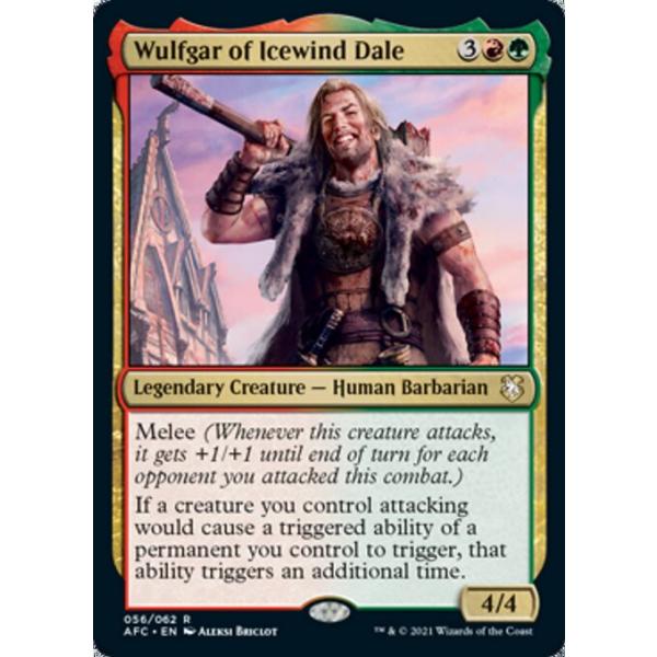 MTG ■金/英語版■ 《アイスウィンド・デイルのウルフガル/Wulfgar of Icewind Dale》フォーゴトン・レルム統率者 AFC