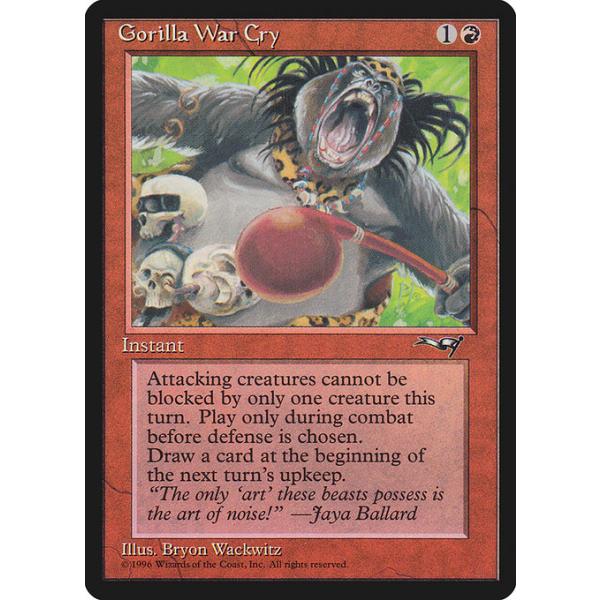 MTG ■赤/英語版■ 《Gorilla War Cry》アライアンス ALL