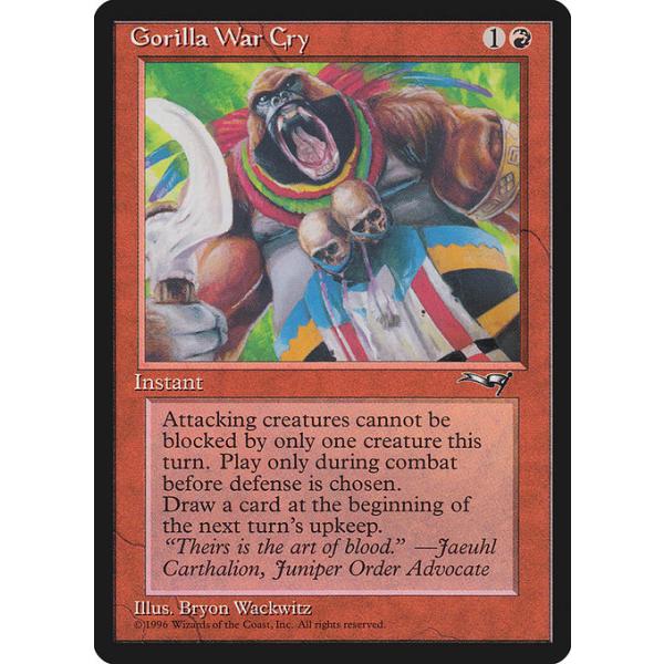 MTG ■赤/英語版■ 《Gorilla War Cry》アライアンス ALL