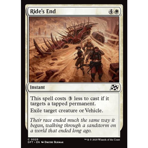 MTG ■白/英語版■(025)《全損事故/Ride's End》霊気走破 DFT白C