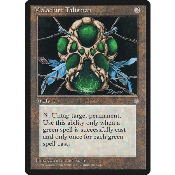 MTG □無/英語版□ 《Malachite Talisman》アイスエイジ ICE