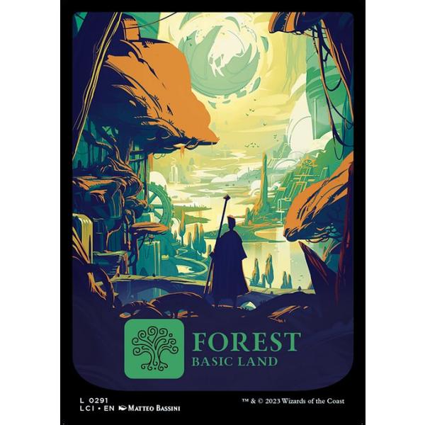 MTG □土地/英語版□ 《森/Forest》 イクサラン：失われし洞窟 LCI 