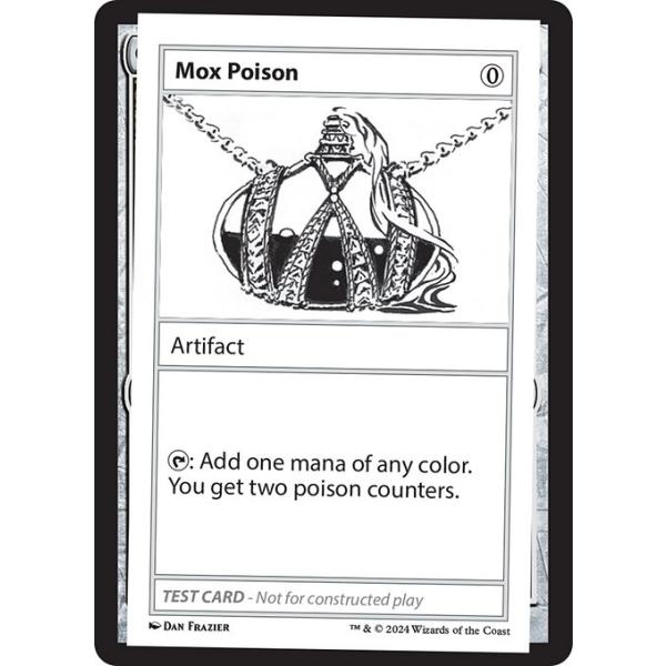 MTG □テストカード/英語版□(369)《Mox Poison》ミステリーブースター