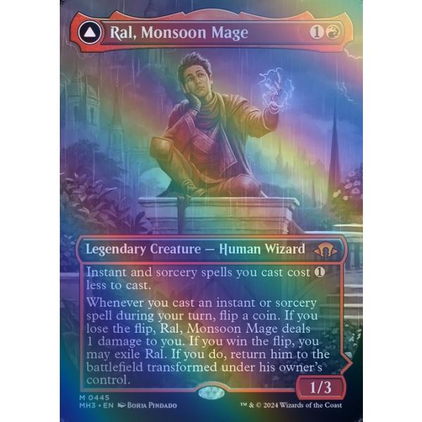 MTG　モンスーンの魔道士、ラル/Ral, Monsoon Mage MTG □赤/英語版□(445)《モンスーンの魔道士、ラル/Ral, Monsoon Mage