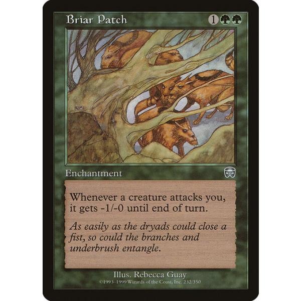 MTG ■緑/英語版■ 《茨の茂み/Briar Patch》メルカディアン・マスクス MMQ