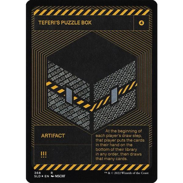 MTG □無/英語版□ 《テフェリーの細工箱/Teferi's Puzzle Box》☆FOIL