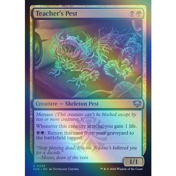 MTG ■金/英語版■(238)★FOIL★《先生の害獣/Teacher's Pest》ストリクスヘイヴンの秘密 SOS金U