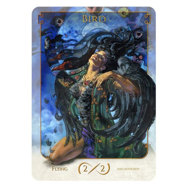 MTG □トークン□ 《鳥/BIRD 2/2》Tokens of Spirit Terese Nielsen