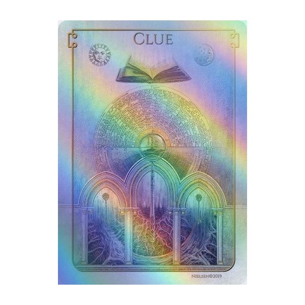 手がかりトークン　プレイマット MTG □トークン□ 《手がかり/CLUE》☆FOIL☆ Tokens of Spirit Terese