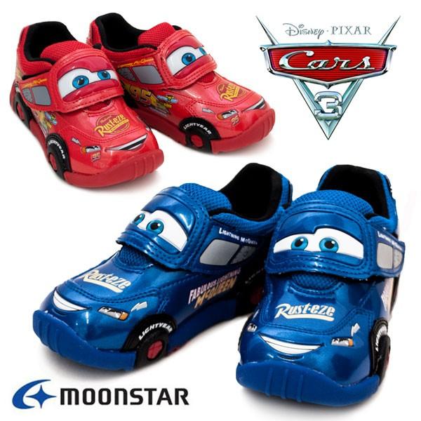 ムーンスター キッズスニーカー Dn C10 ディズニーカーズ シューズ マックイーン ファビュラスタイプ レッド ブルー St St Dn C10 ショップannie 通販 Yahoo ショッピング
