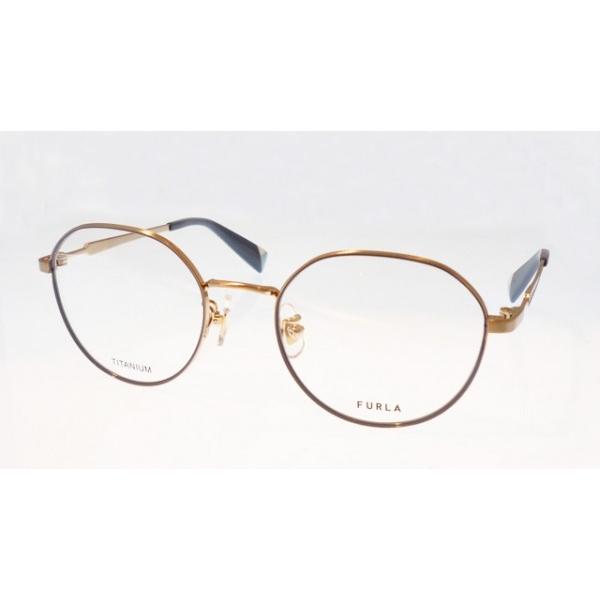 フルラ 正規品 即納 Furla ボストンタイプ ブルーグレー サテンゴールド チタニウム製 Vfu422j 03 レディース メガネフレーム Fr Vfu422j 03 Proshopb1 通販 Yahoo ショッピング